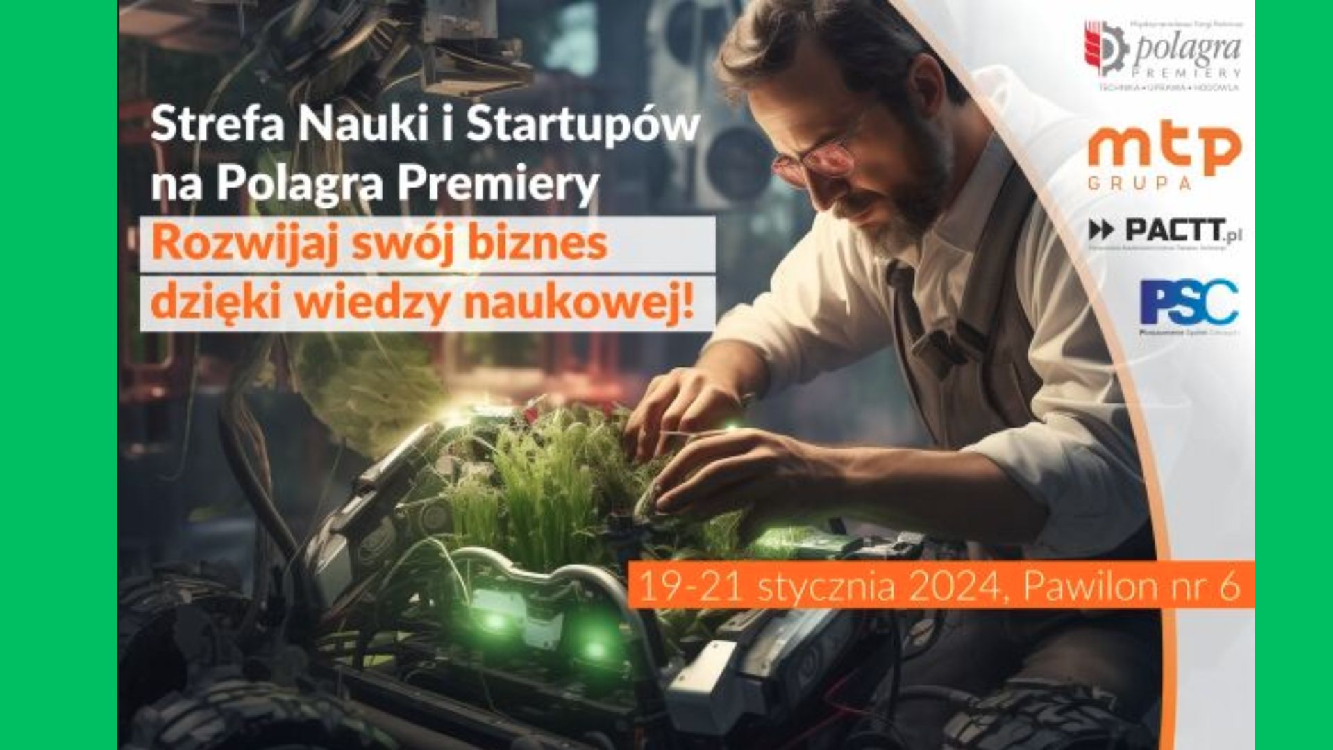 CTT UG Strefa Nauki i Startupów Targi Polagra 2024