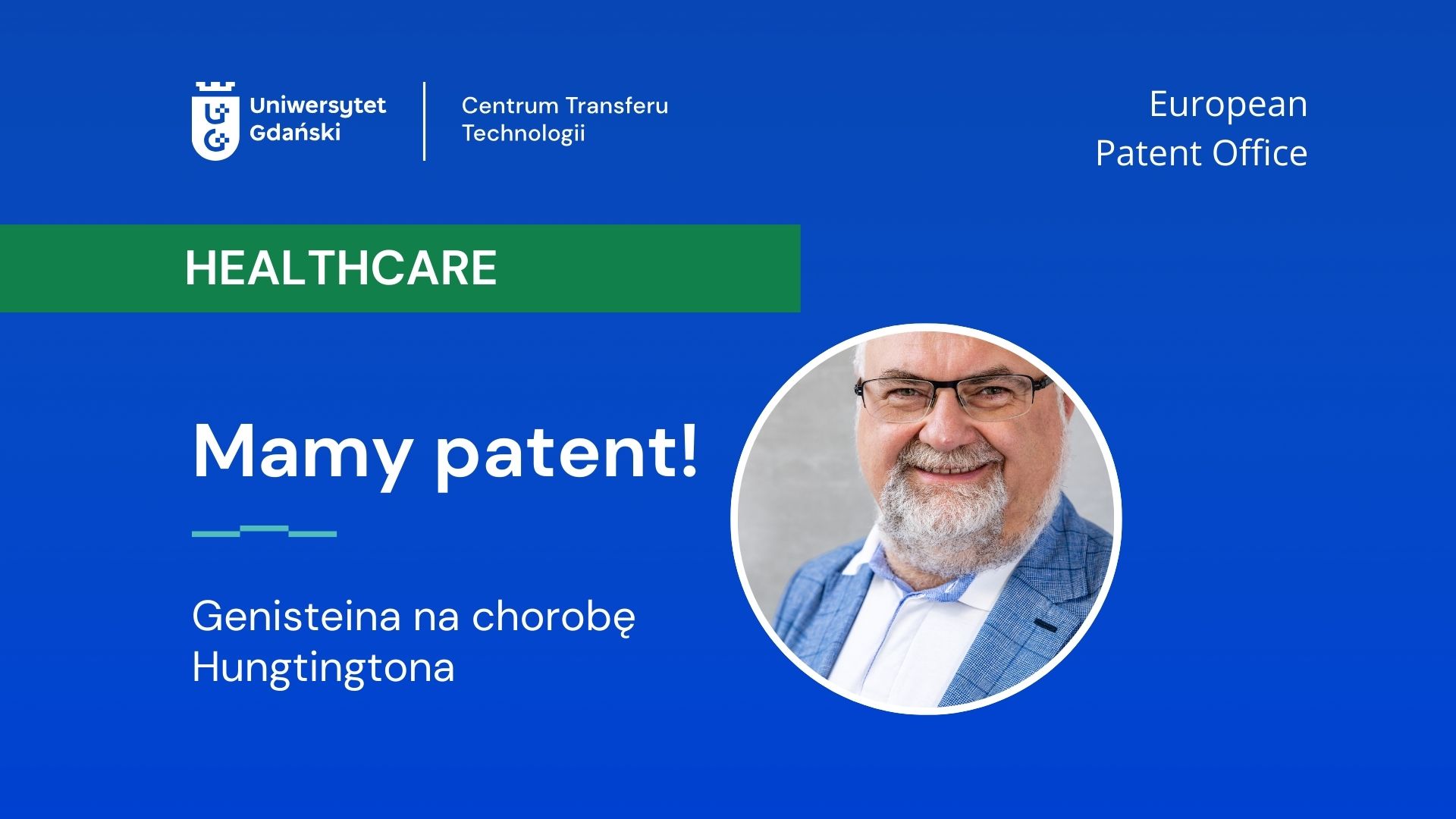 Patent europejski dla naukowców z Wydziału Biologii UG