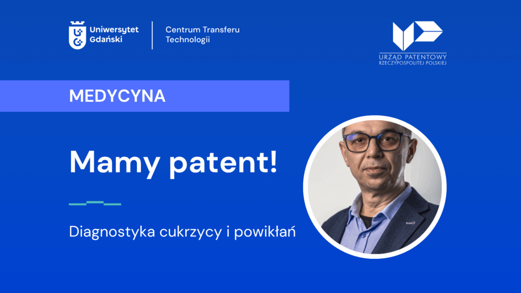info Centrum Transferu Technologii UG, zdjęcie prof. Adam Lesner, Wydział Chemii Uniwersytet Gdański
