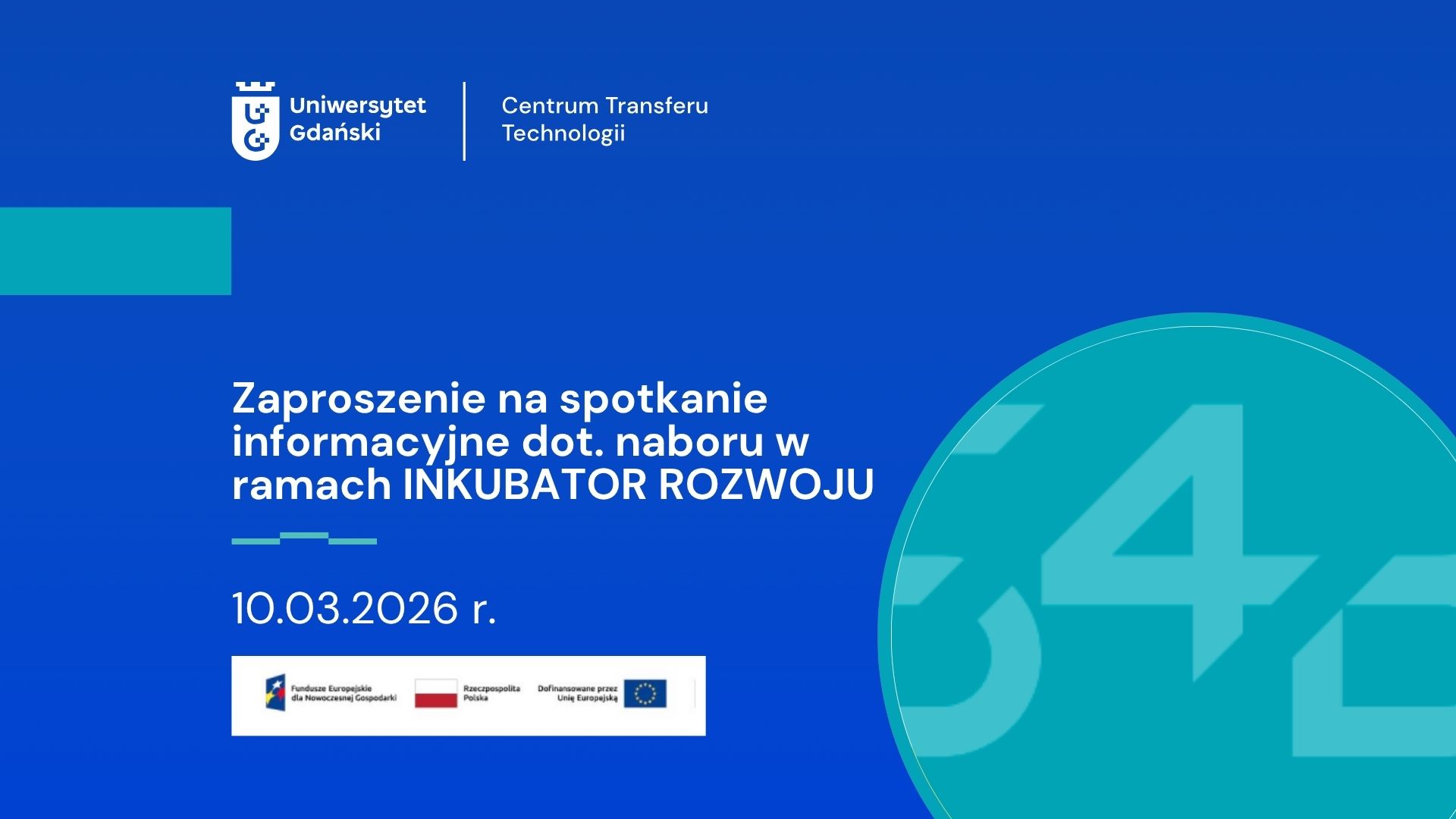 CTT UG Nabór projektów do Inkubatora Rozwoju (1)